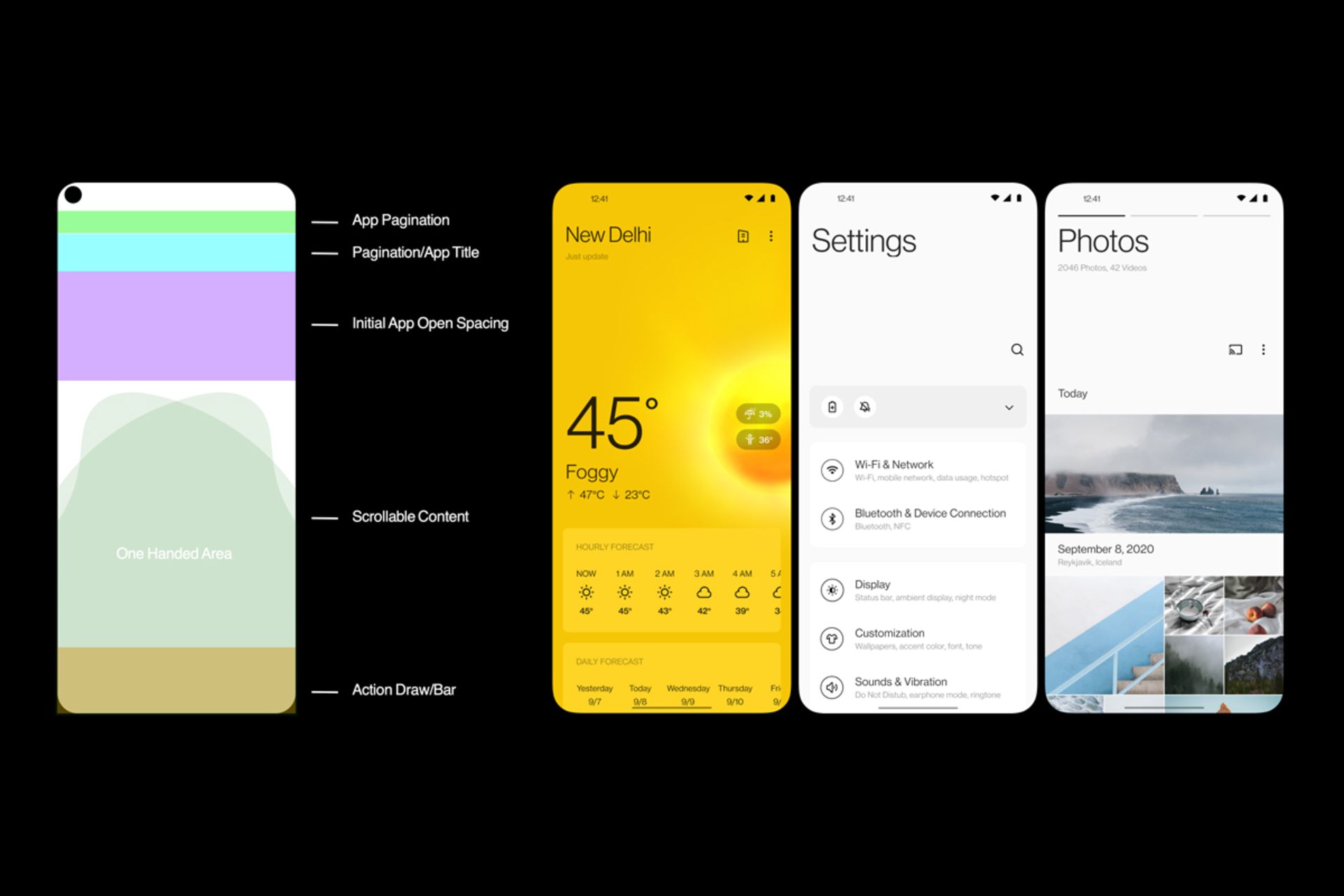 تغییرات عنوان منو در اکسیژن او اس ۱۱ / OxygenOS 11 وان پلاس