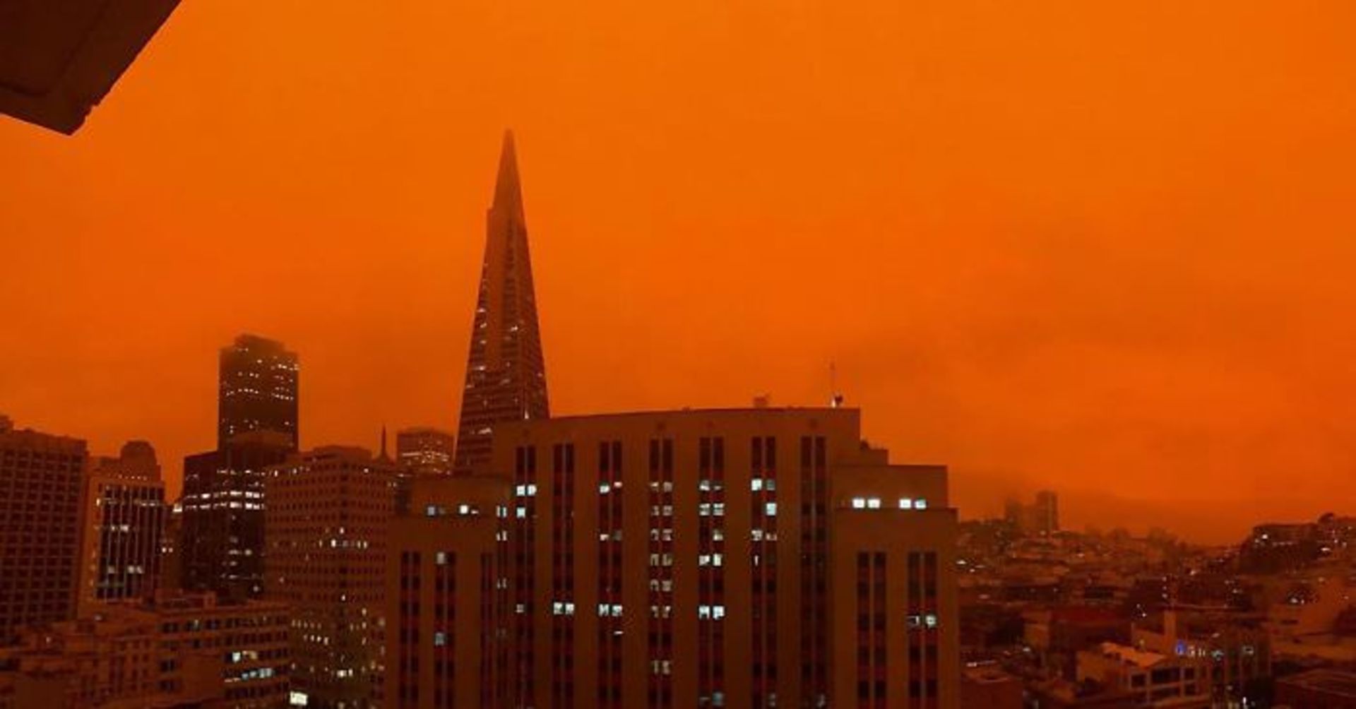 مرجع متخصصين ايران تصاوير آتش سوزي شهر سان فرانسيسكو