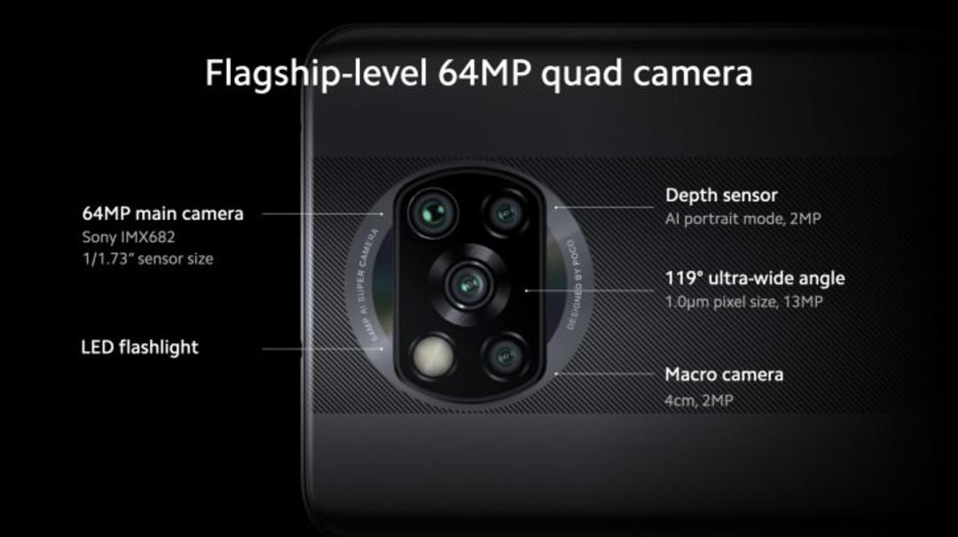 دوربین پوکو X3 NFC