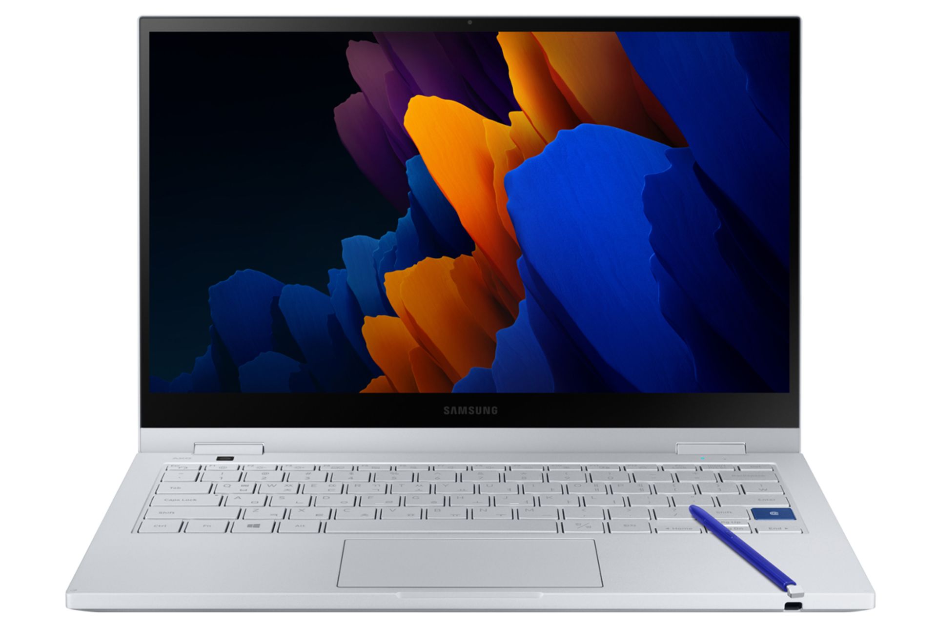 نمای جلو لپ تاپ گلکسی بوک فلکس Galaxy Book Flex 5G سامسونگ