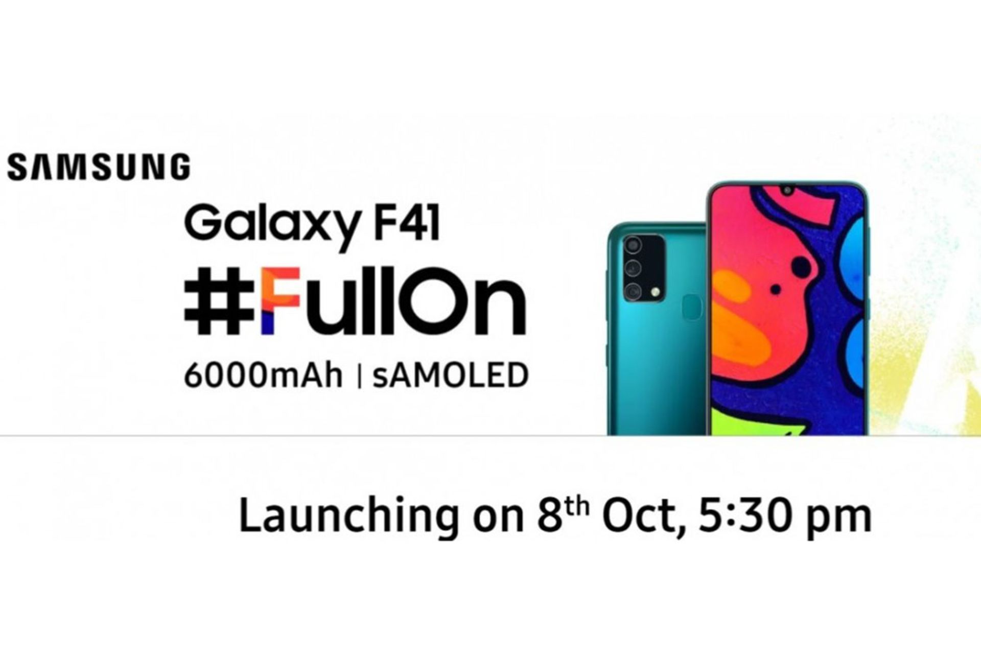 پوستر تبلیغاتی گلکسی F41