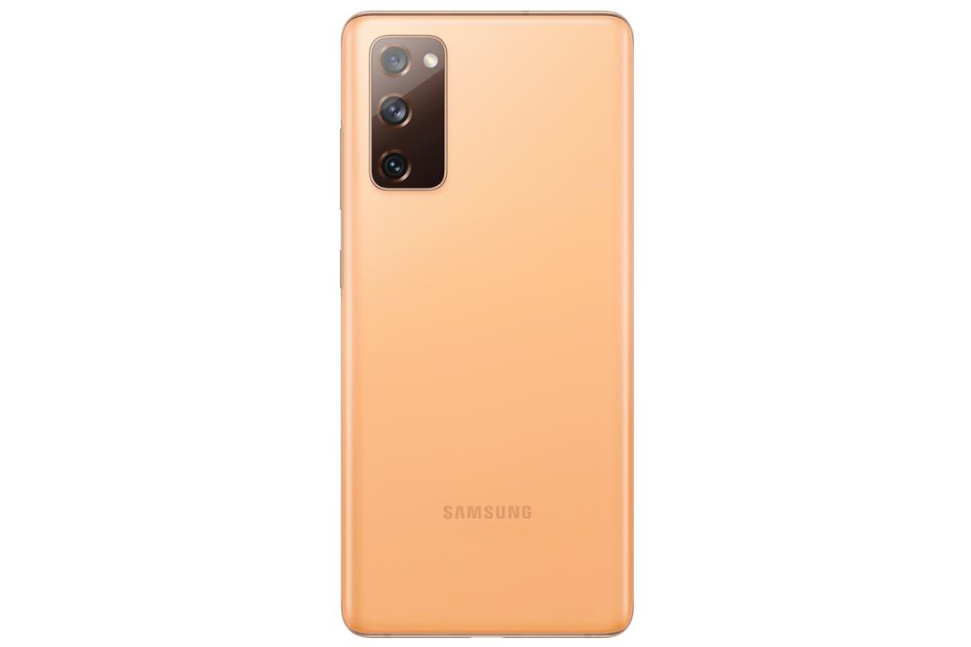 رنگ زرد گلکسی اس ۲۰ اف ای / Galaxy S20 FE از نمای پشت