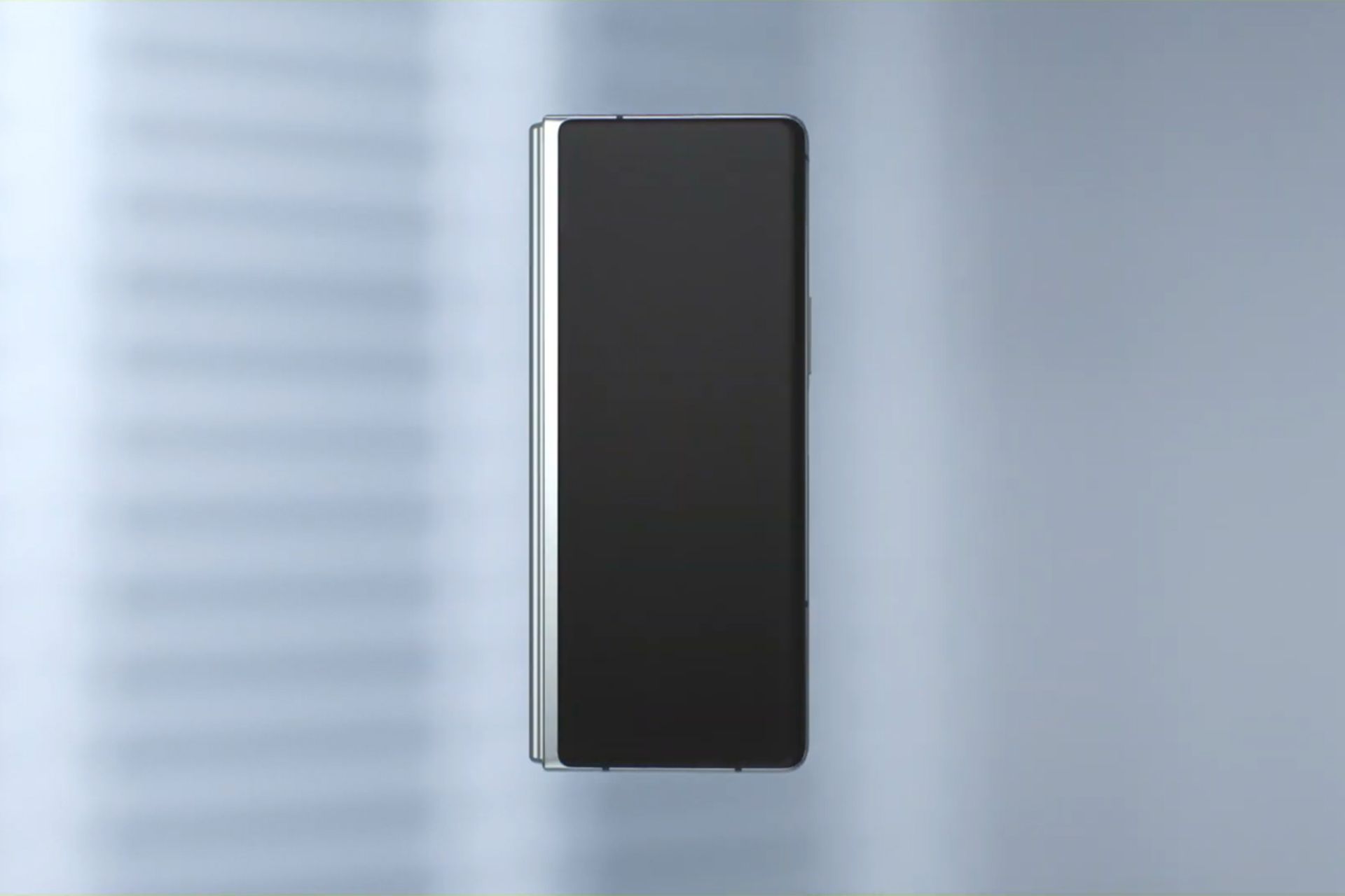 گلکسی زد فولد 2 تام برون / Z Fold 2 Thom Browne از نمای جلو بسته