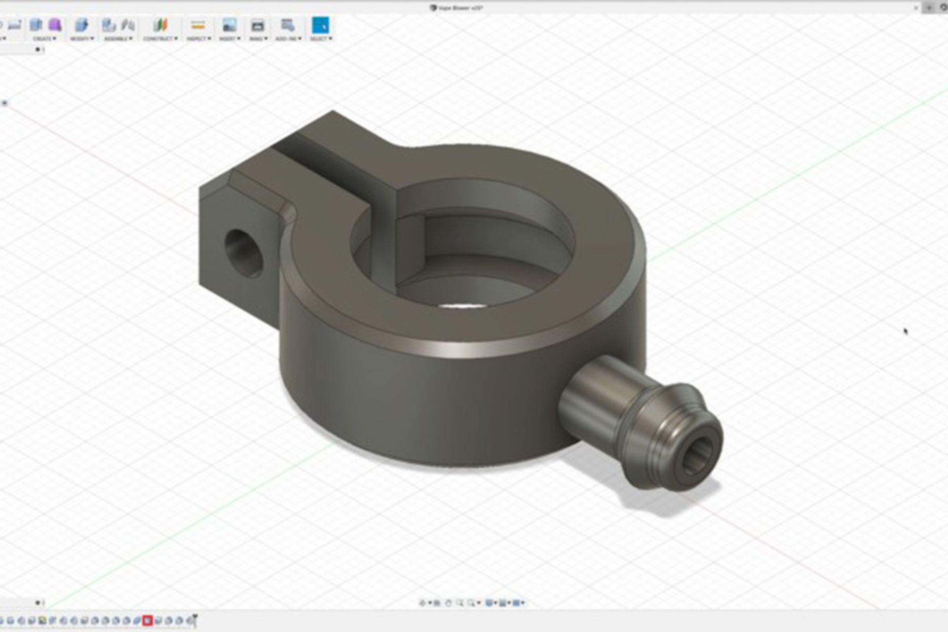 طرح سه بعدی دستگاه تولید دود برای عکاسی