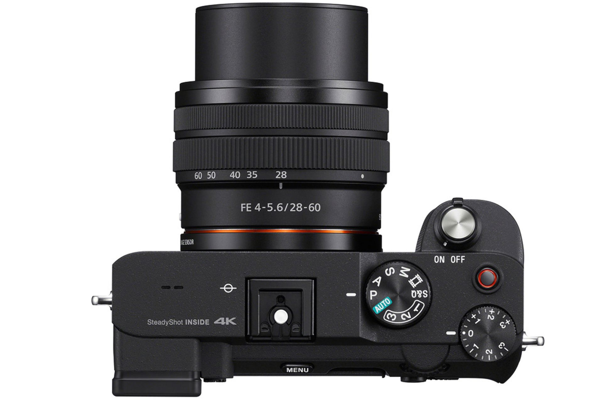 بخش بالایی دوربین سونی Sony A7C