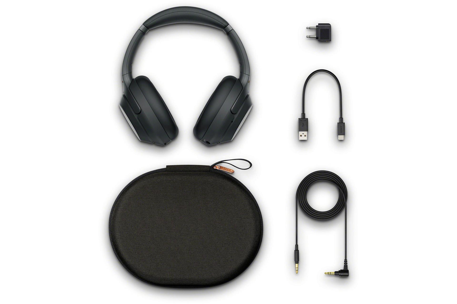 محتوای جعبه هدفون سونی Sony WH-1000XM3