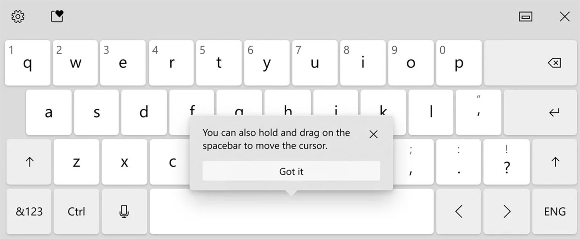 جا به جایی نشان گر ماوس کیبورد لمسی جدید ویندوز ۱۰