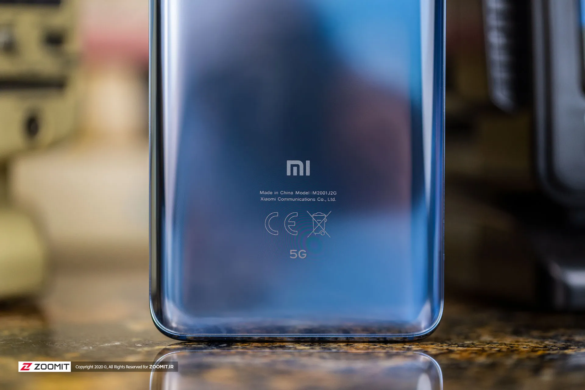 پشت گوشی شیائومی می ۱۰ / Xiaomi Mi 10 5G