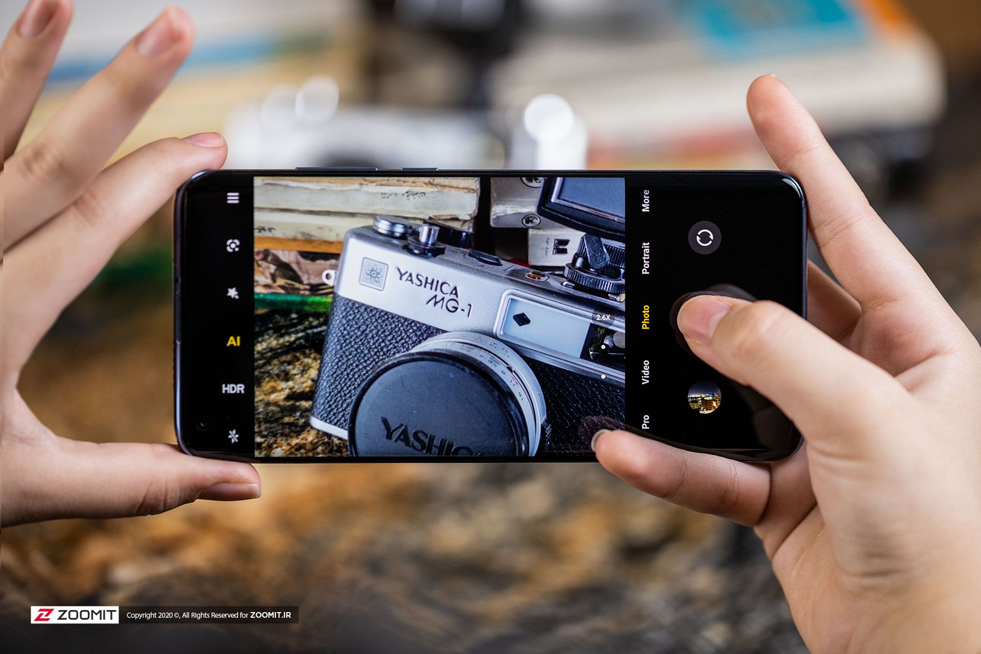 رابط کاربری دوربین گوشی شیائومی می ۱۰ / Xiaomi Mi 10 5G