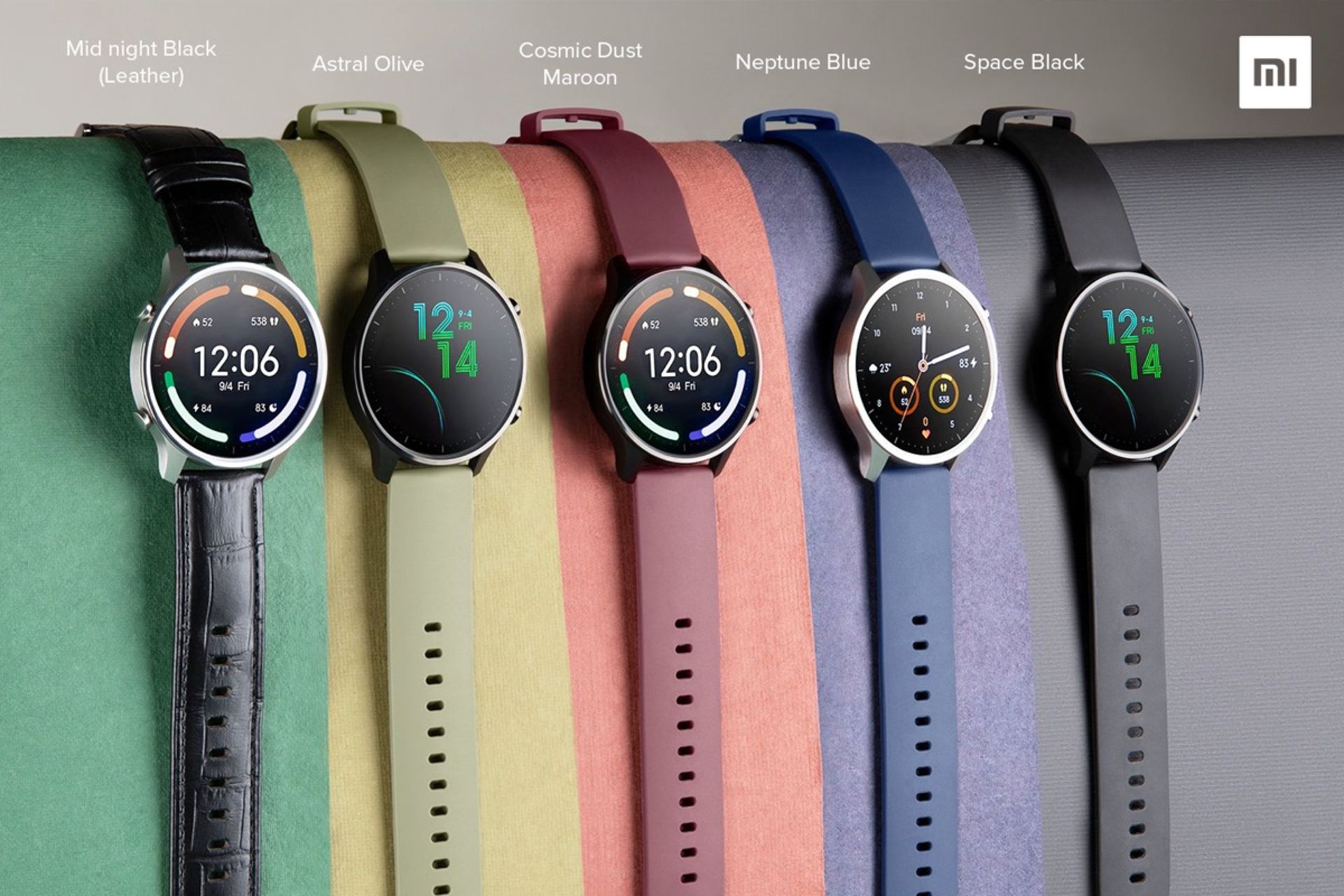مرجع متخصصين ايران رنگ بندي ساعت شيائومي Xiaomi Mi Watch Revolve با انواع بندها
