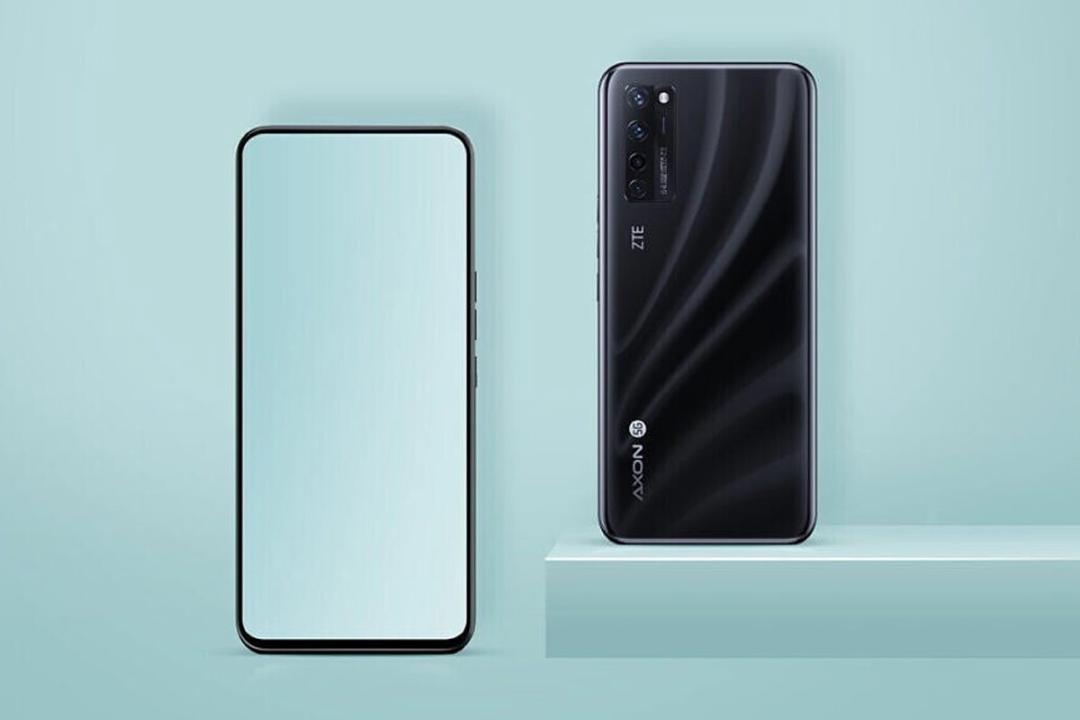 زد تی ای اکسون 20 5 جی / ZTE Axon 20 5G از نمای جلو و پشت