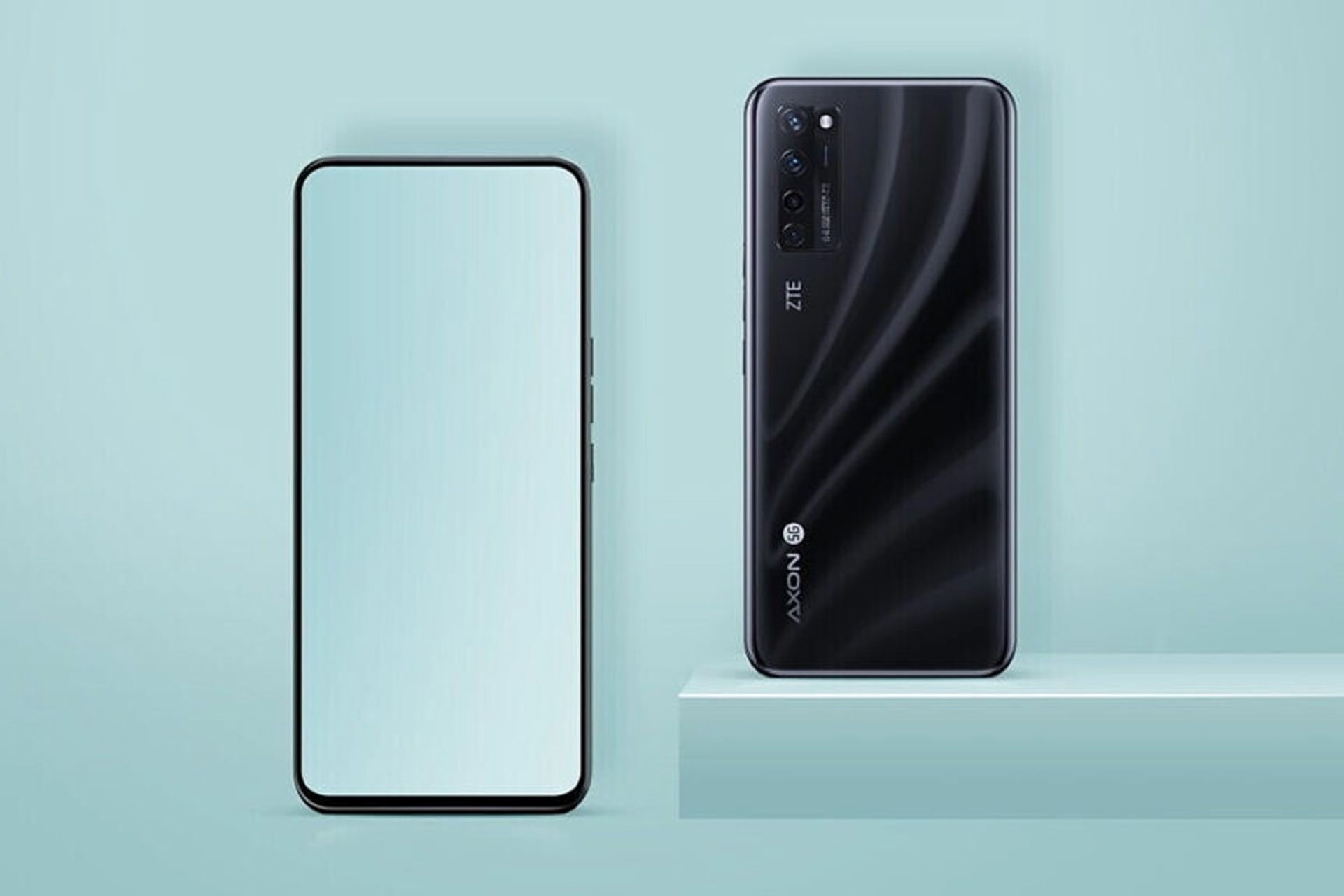 زد تی ای اکسون 20 5 جی / ZTE Axon 20 5G از نمای جلو و پشت