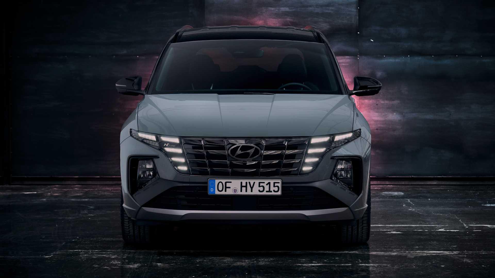 Hyundai Tucson N هیوندای توسان ان لاین نمای مقابل