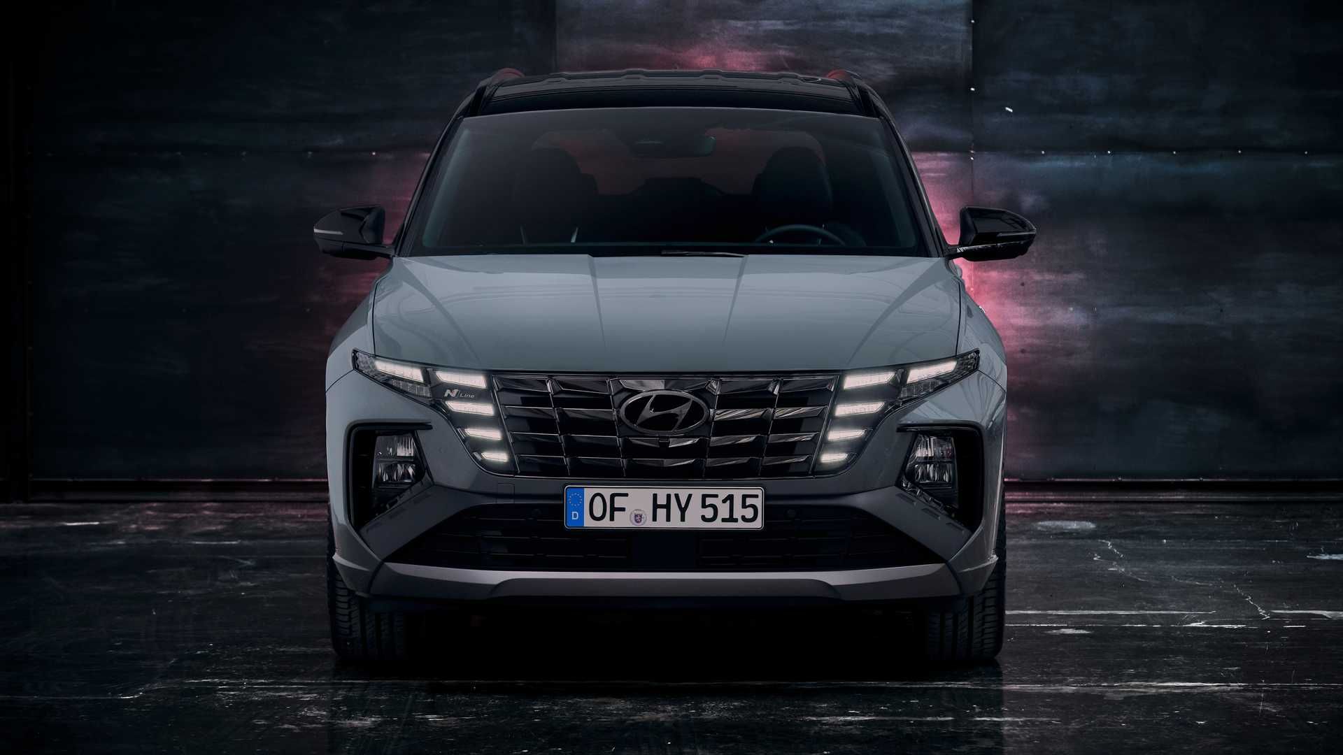 Hyundai Tucson N هیوندای توسان ان لاین نمای مقابل