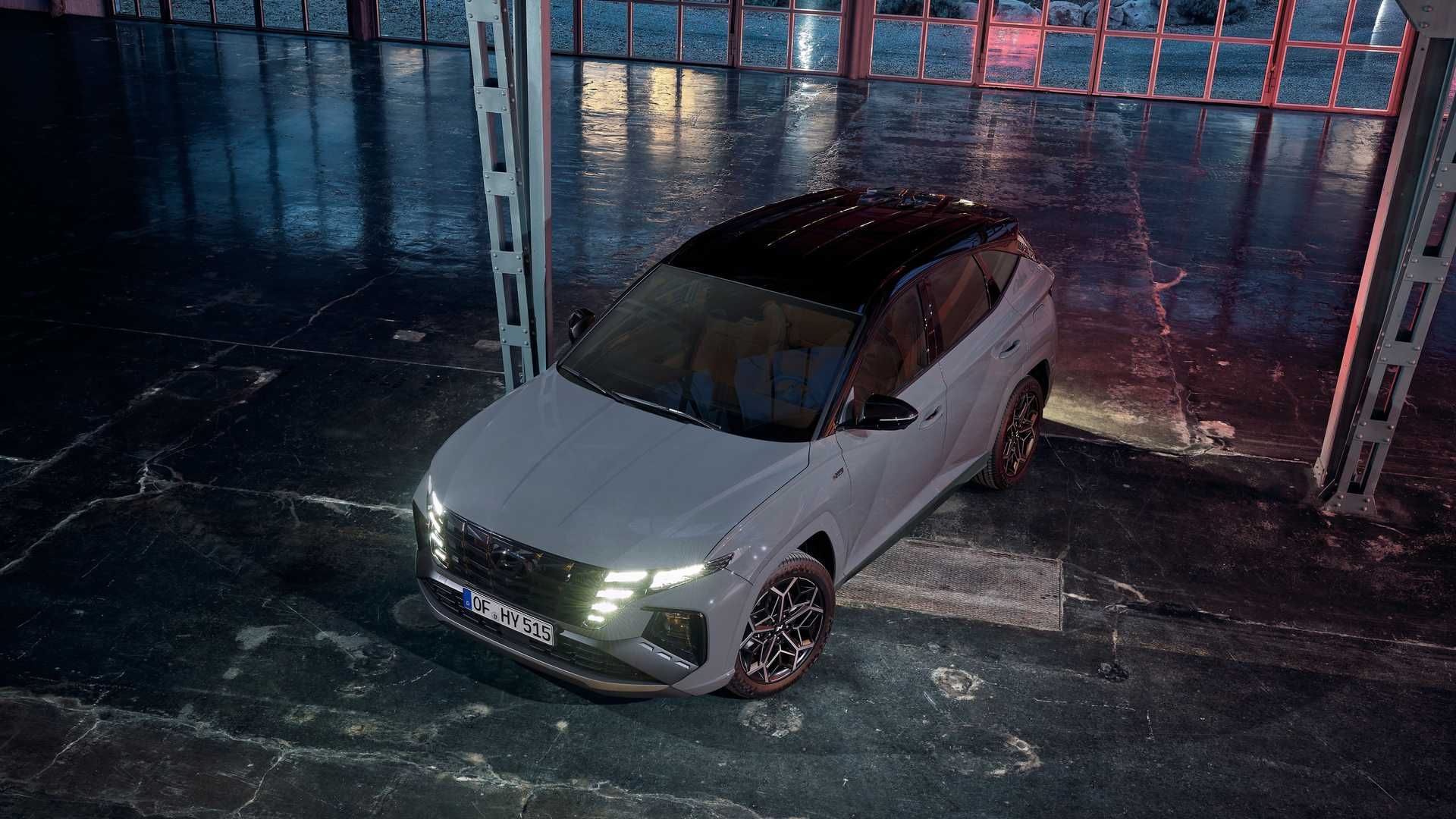 Hyundai Tucson N هیوندای توسان ان لاین نمای بالا