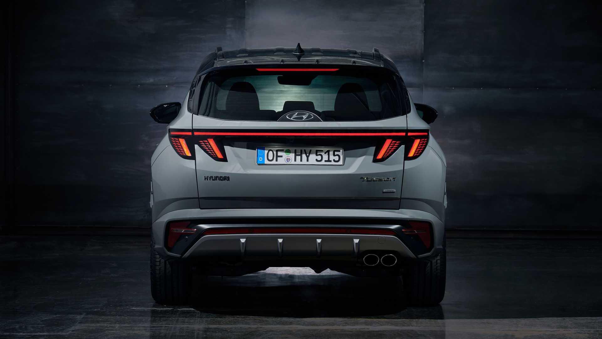 Hyundai Tucson N هیوندای توسان ان لاین نمای پشت