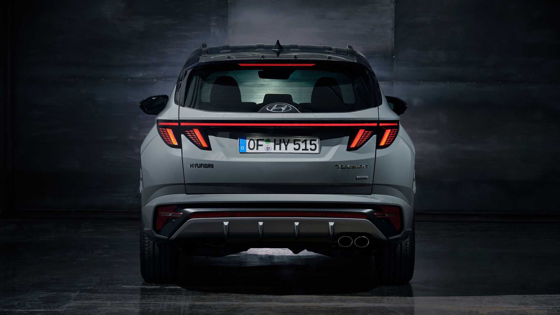 Hyundai Tucson N هیوندای توسان ان لاین نمای پشت