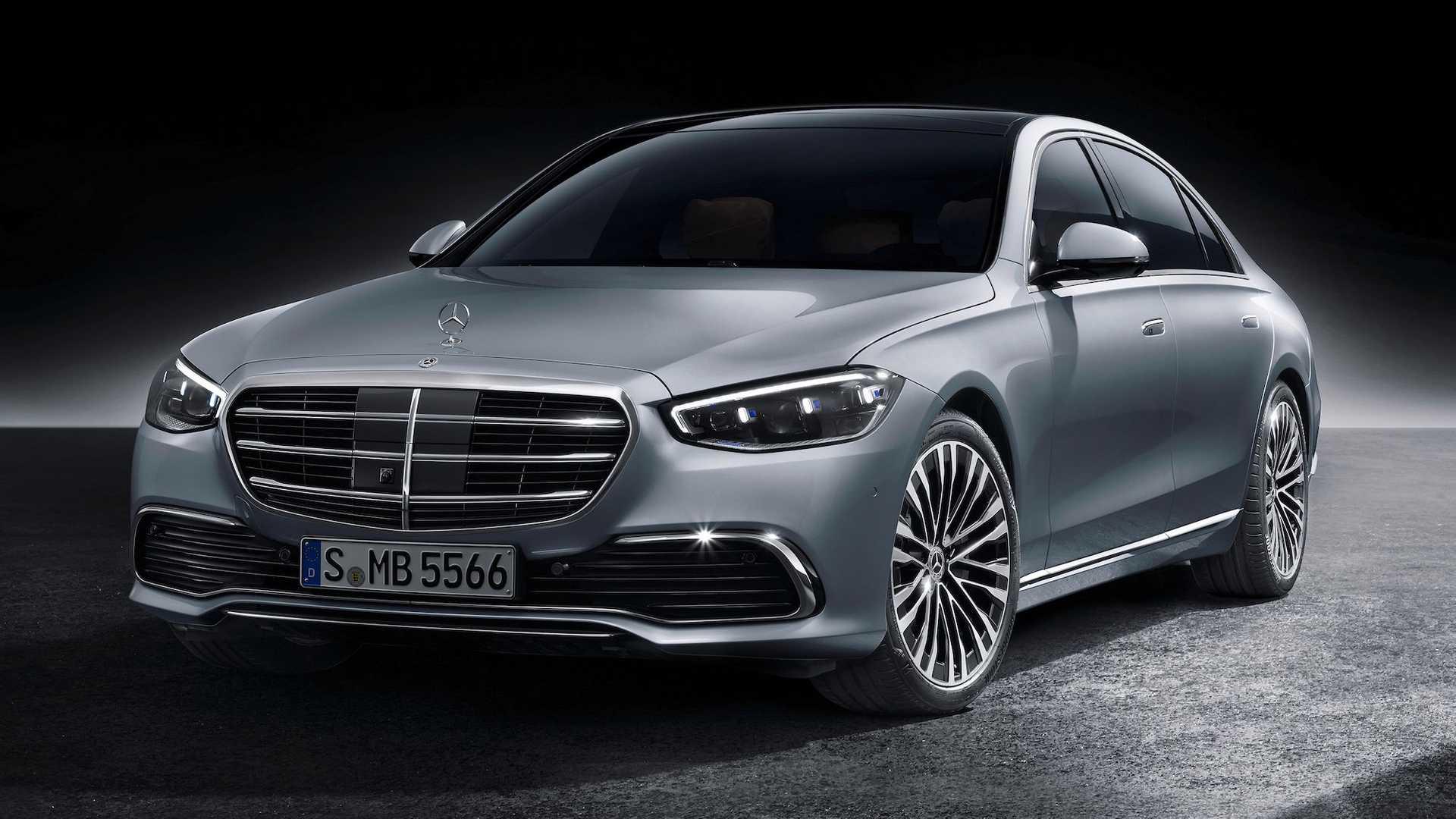 نمای جلو مرسدس بنز کلاس اس مدل 2021 / 2021 Mercedes S-Class