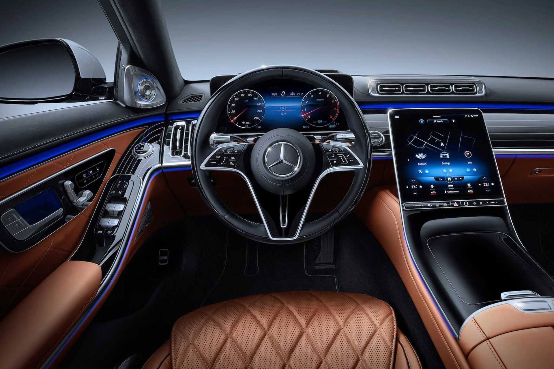 مرجع متخصصين ايران نماي كابين مرسدس بنز كلاس اس مدل 2021 / 2021 Mercedes S-Class