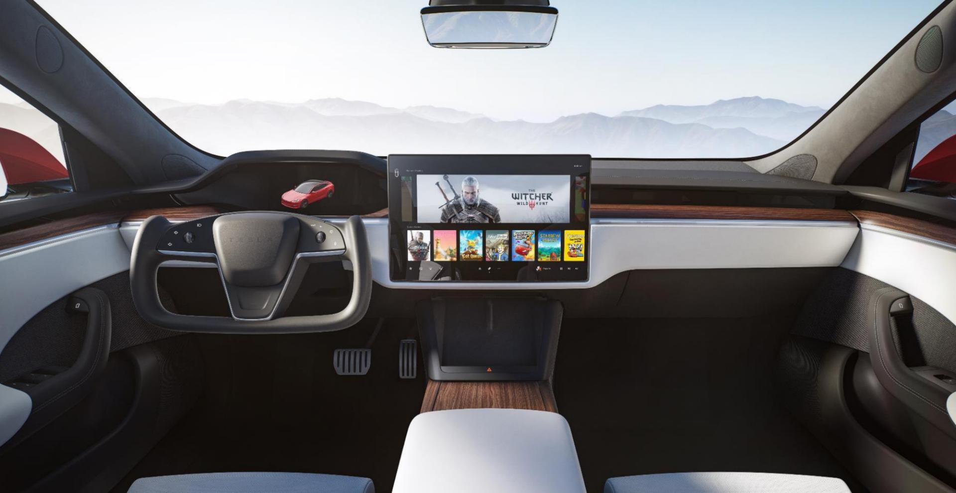 داشبورد تسلا مدل اس 2021 / Tesla Model S