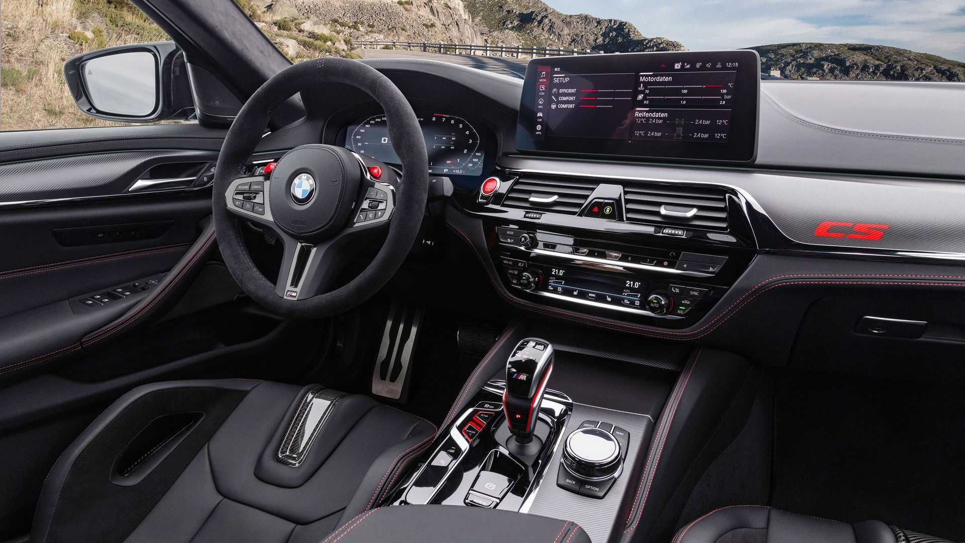 مرجع متخصصين ايران BMW M5 CS بي ام و ام 5 سي اس 2022 نماي داشبورد