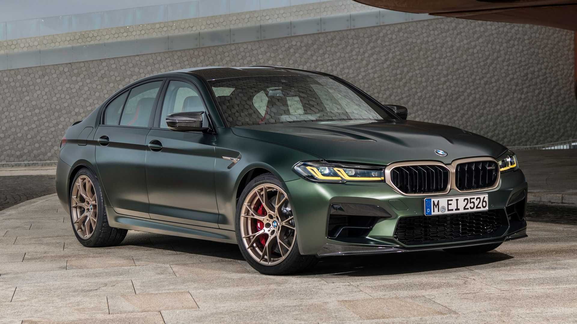 BMW M5 CS بی ام و ام 5 سی اس 2022 نمای مقابل جانبی