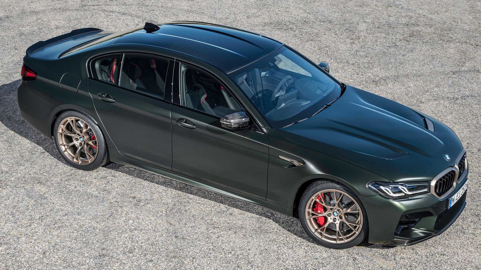 BMW M5 CS بی ام و ام 5 سی اس 2022 نمای بالا روبرو