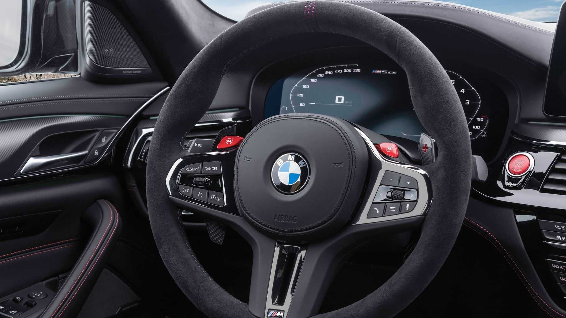 BMW M5 CS بی ام و ام 5 سی اس 2022 نمای فرمان