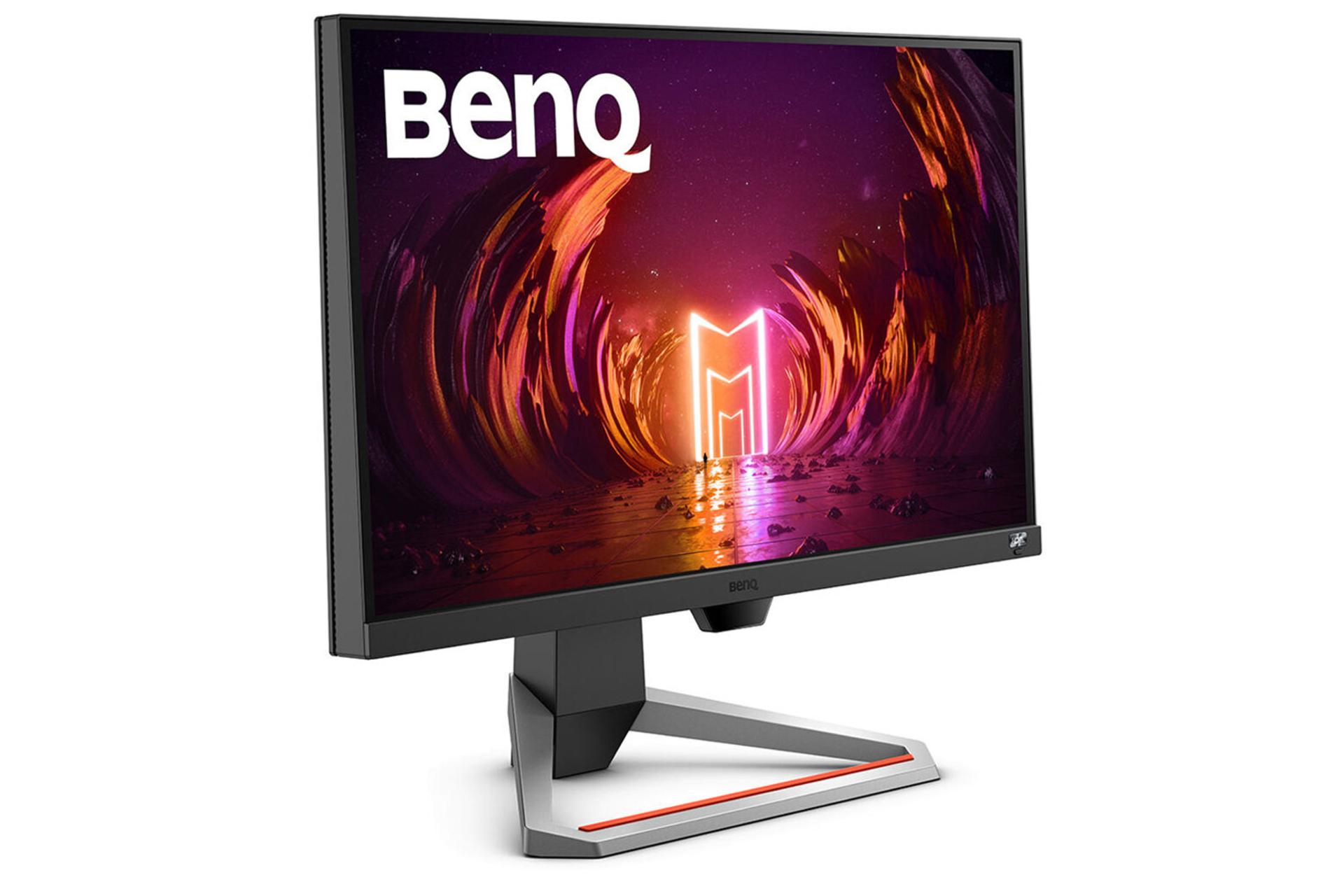 نمای جلو زاویه دار مانیتور بنکیو 25 اینچ مدل EX2510 رنگ مشکی