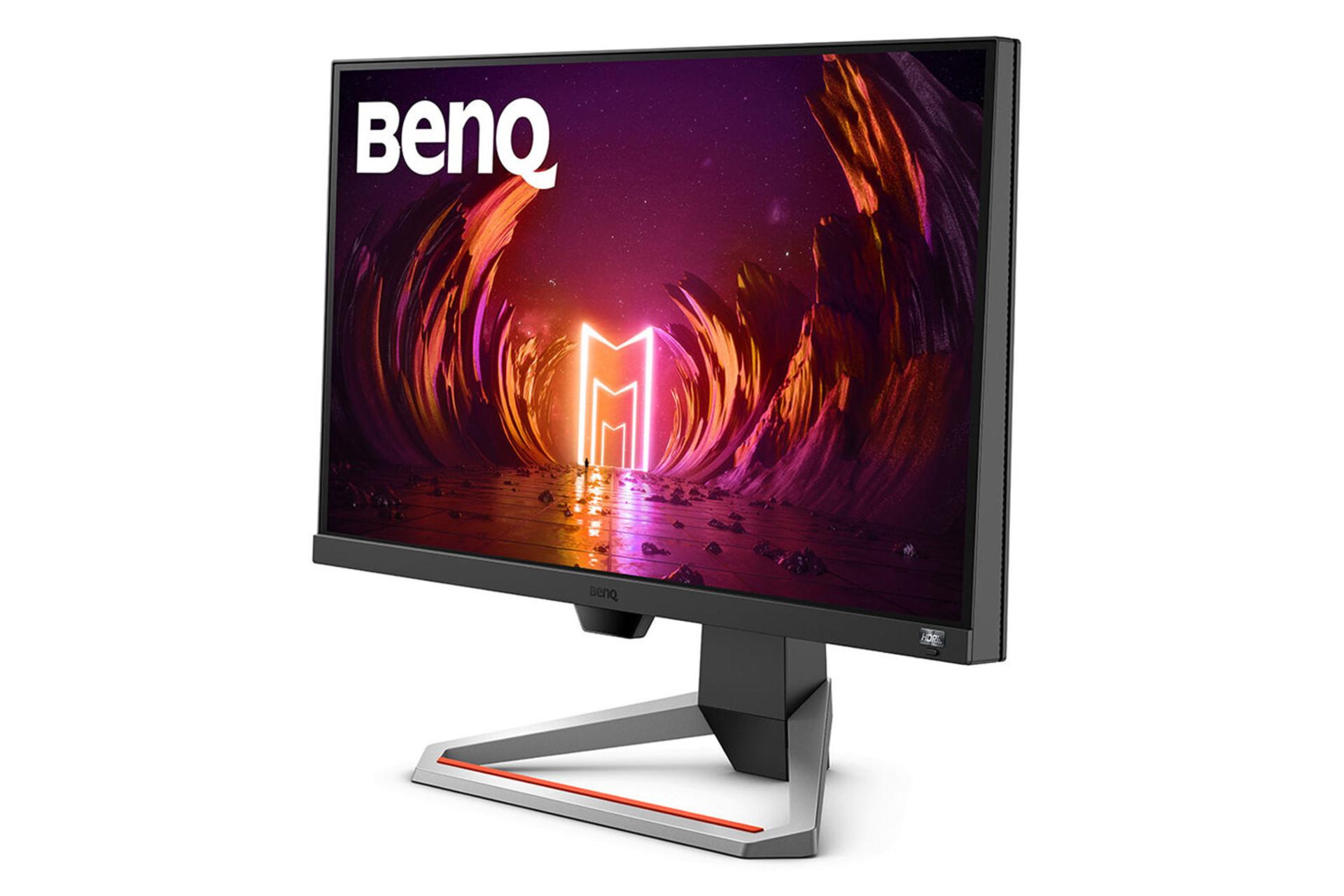 نمای جلو زاویه دار مانیتور بنکیو 25 اینچ مدل EX2510 رنگ مشکی