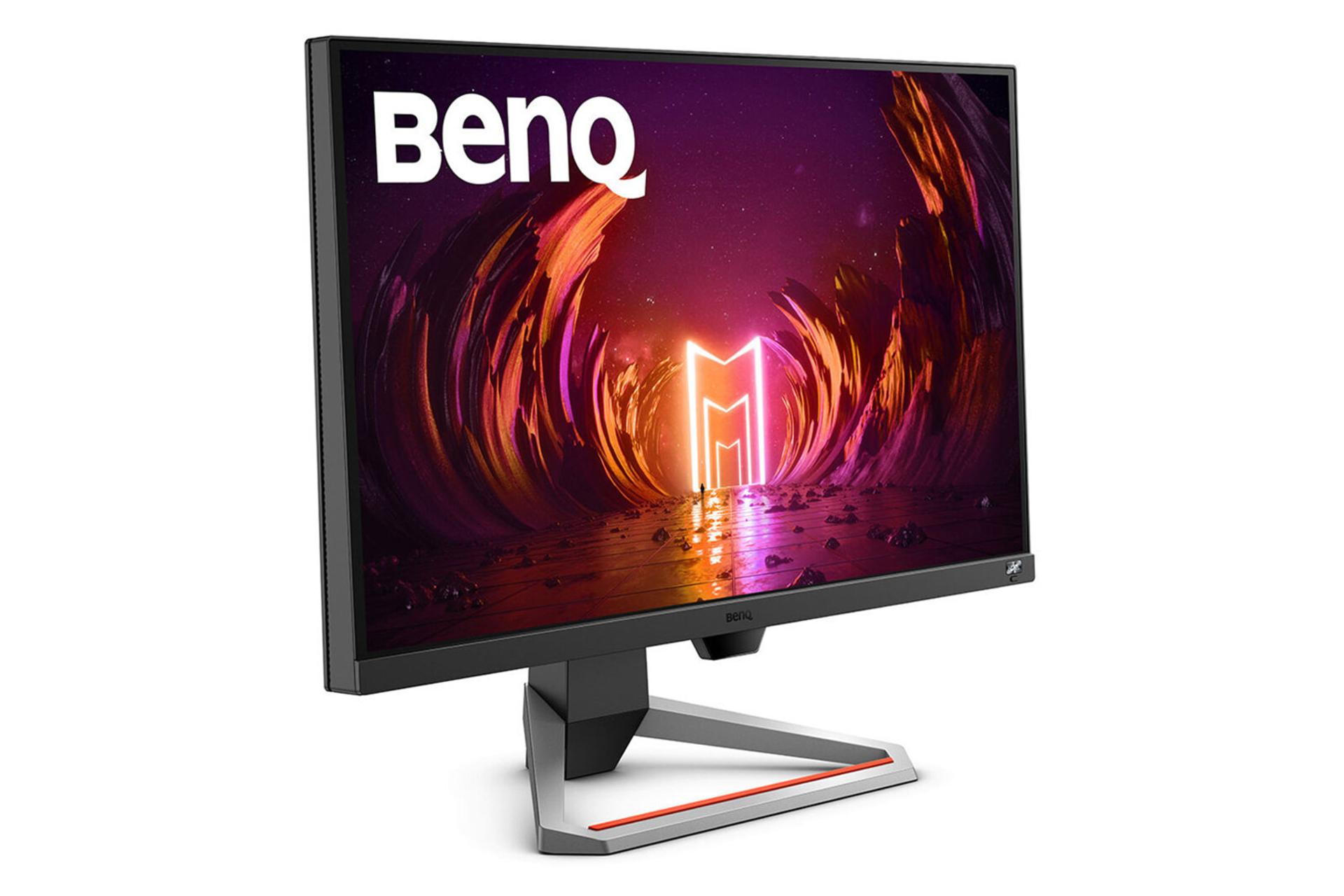نمای جلو زاویه دار مانیتور بنکیو 27 اینچ مدل EX2710 رنگ مشکی
