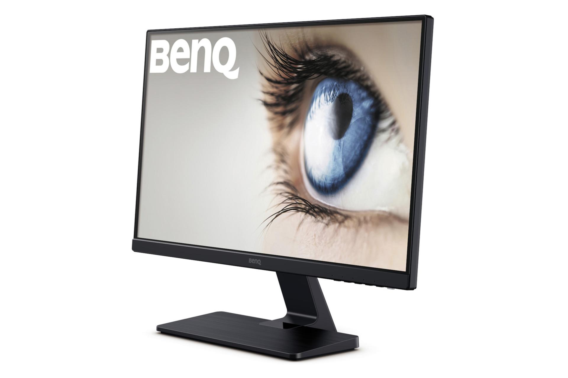 نمای جلو زاویه دار مانیتور بنکیو 24 اینچ مدل GW2475H رنگ مشکی