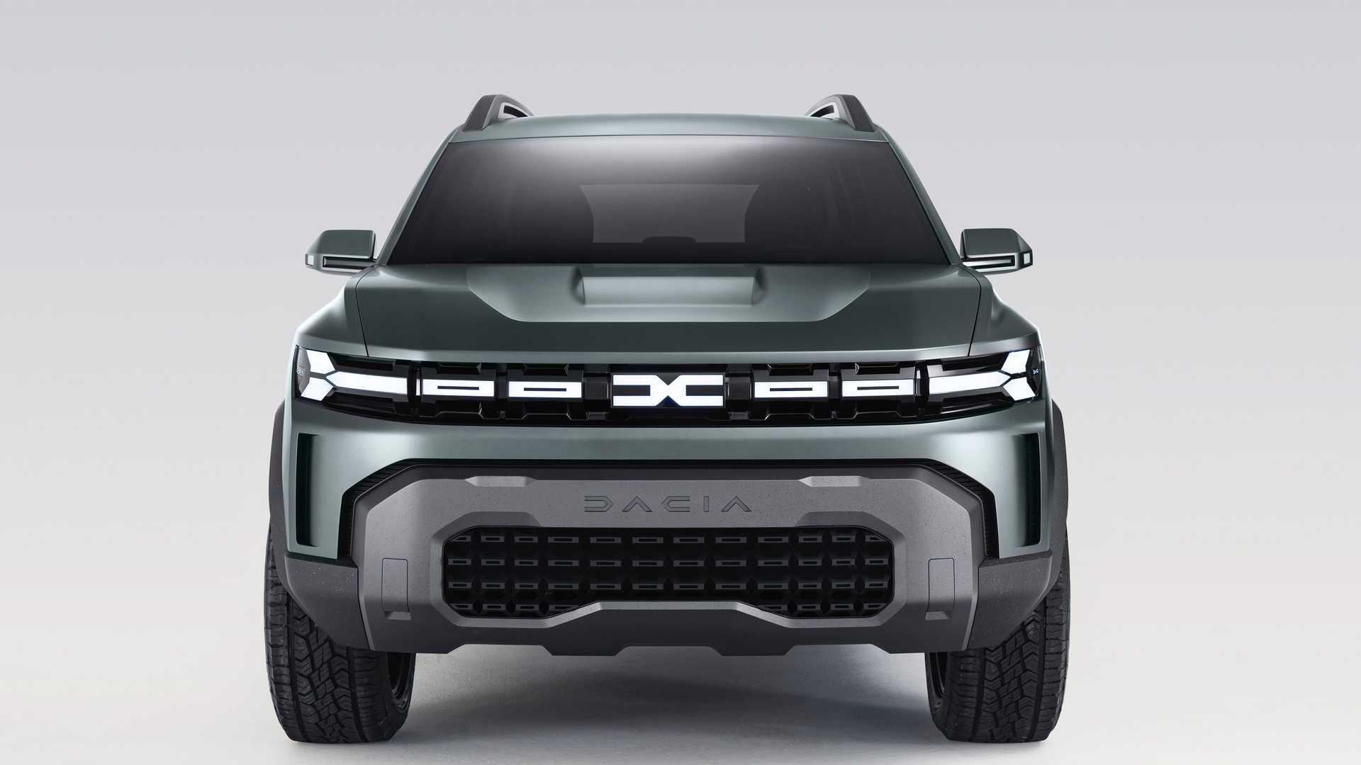 Dacia Bigster concept  داچیا بیگستر شاسی بلند مفهومی رخ جلو