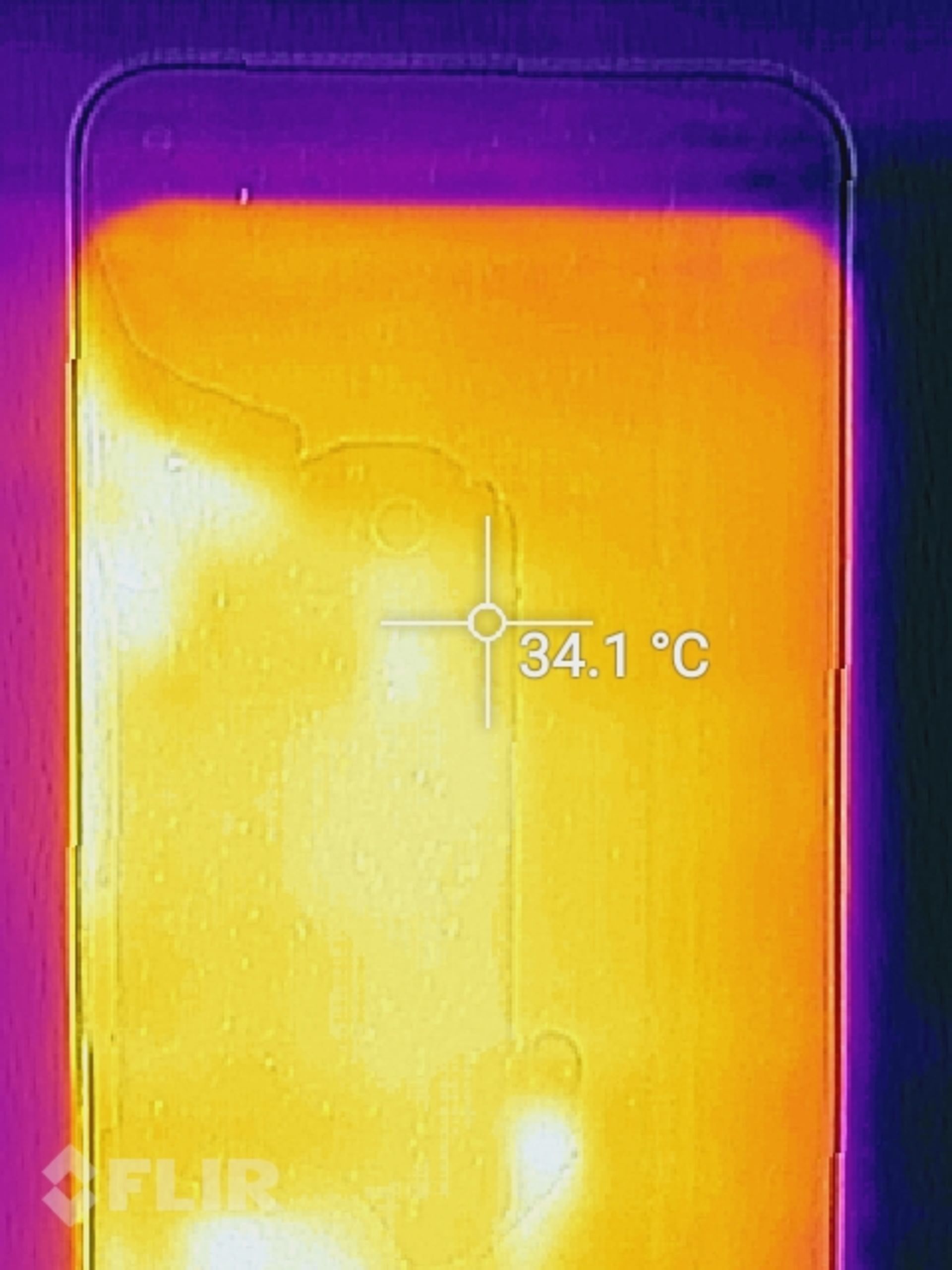دمای جلوی پیکسل ۵