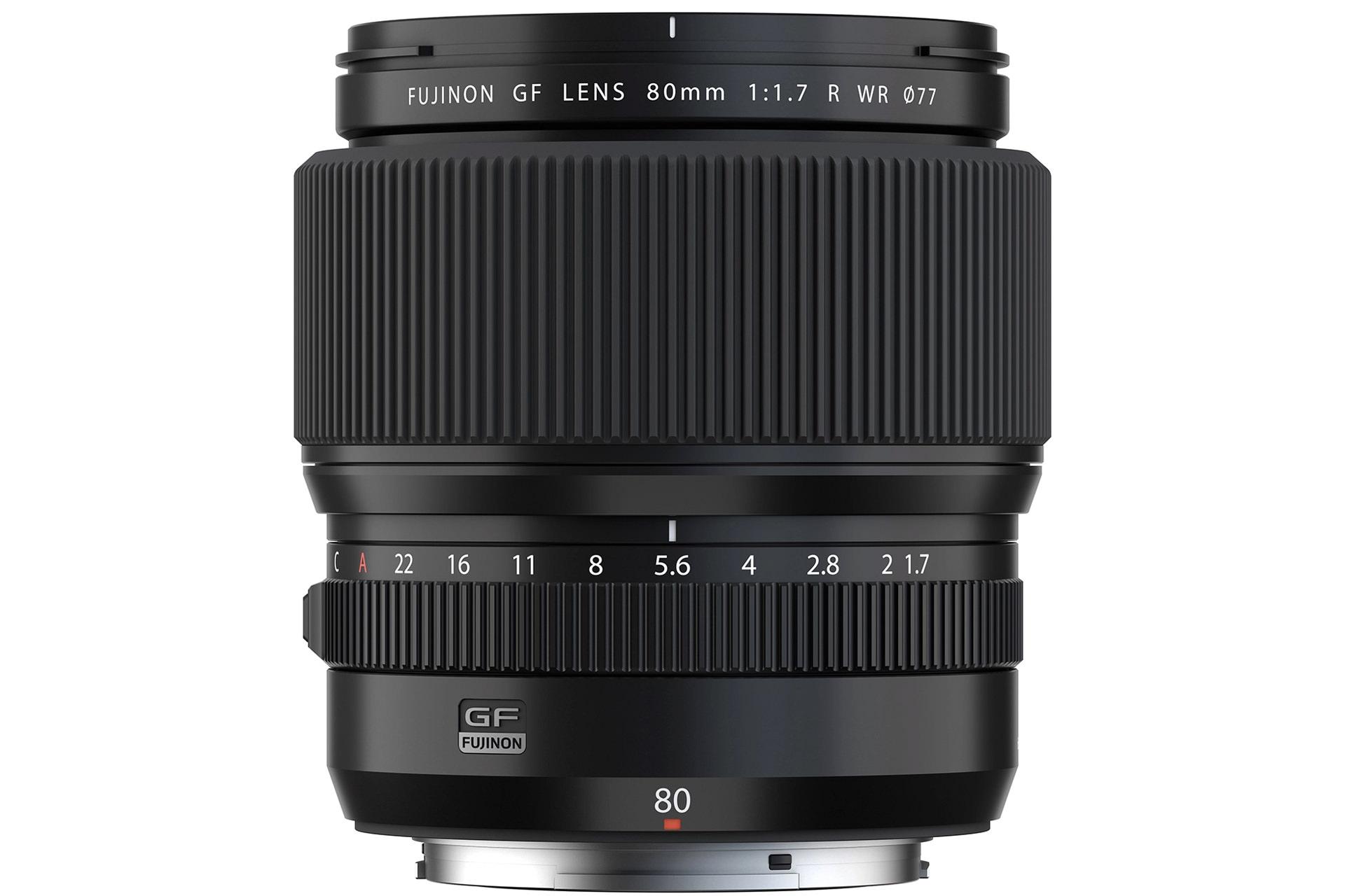 نیم رخ لنز فوجی فیلم GF 80mm f/1.7 R WR