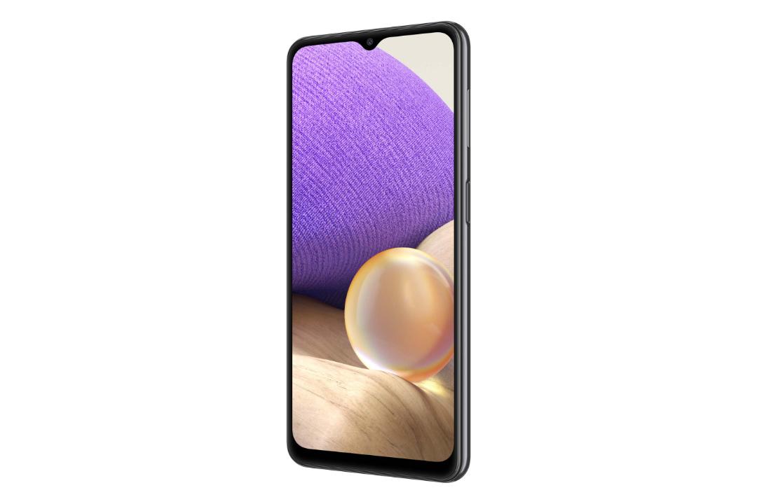 نمای جلو زاویه دار گلکسی A32 5G سامسونگ رنگ مشکی