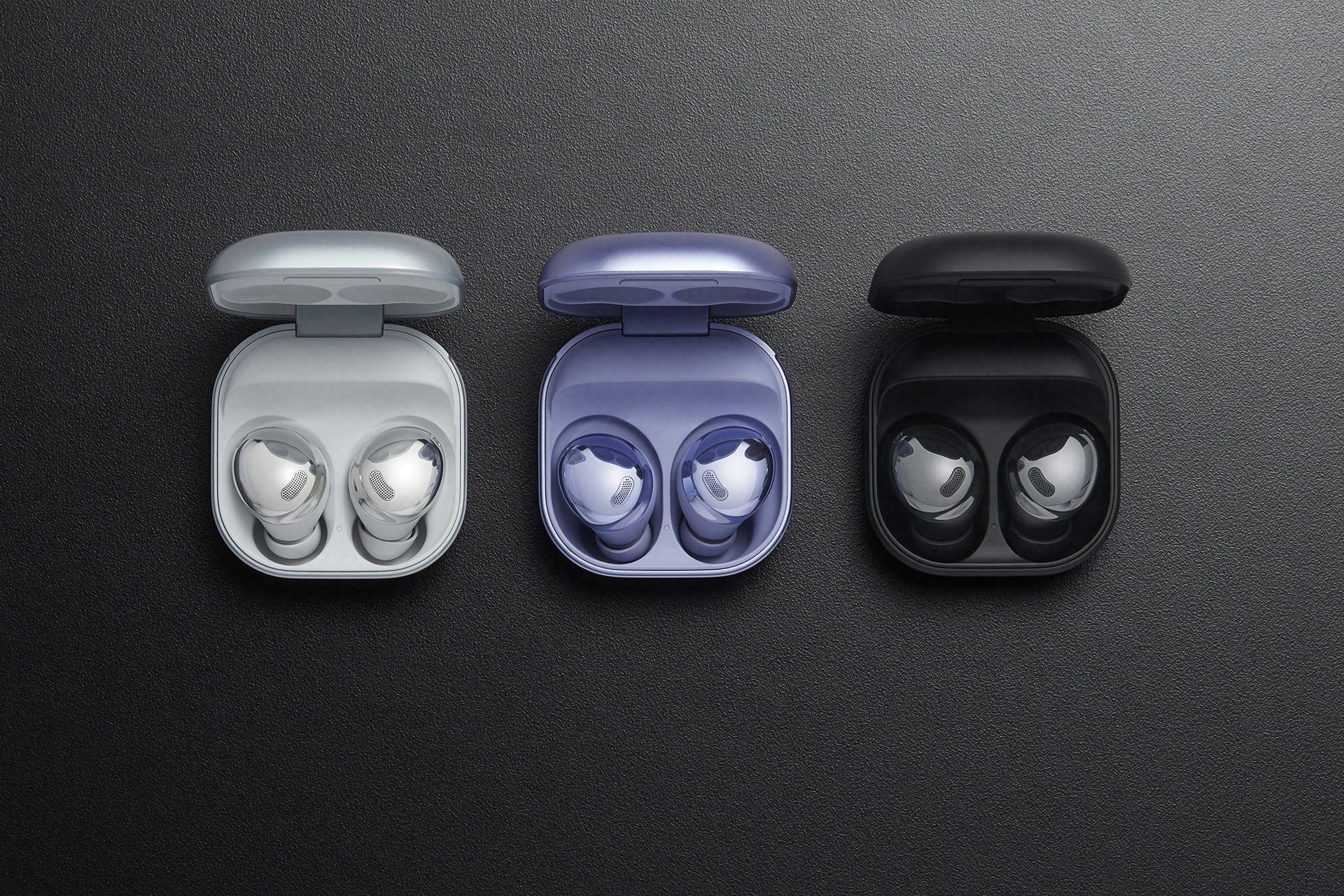 نمای بالا گلکسی بادز پرو / Galaxy Buds Pro سامسونگ رنگ بندی با کیس