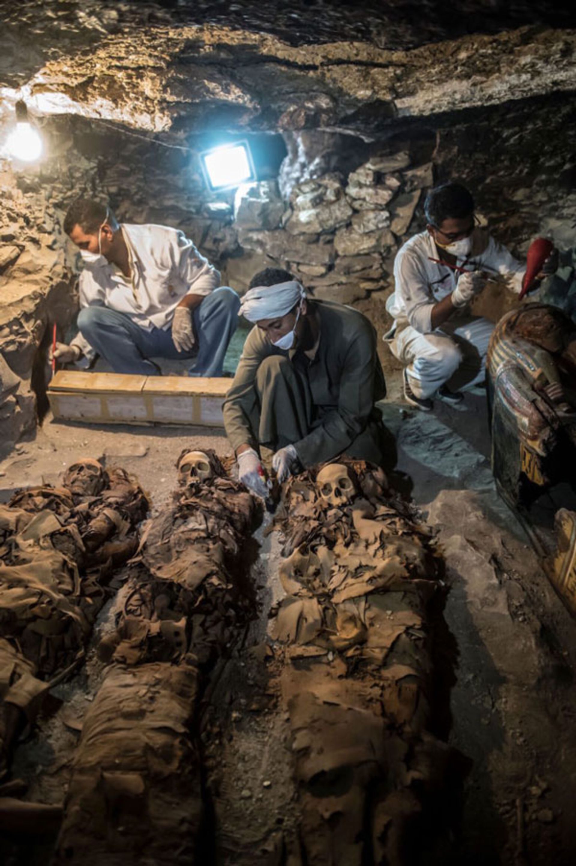 مرجع متخصصين ايران كشف ۱۶۰ تابوت در گورستان باستاني در مصر