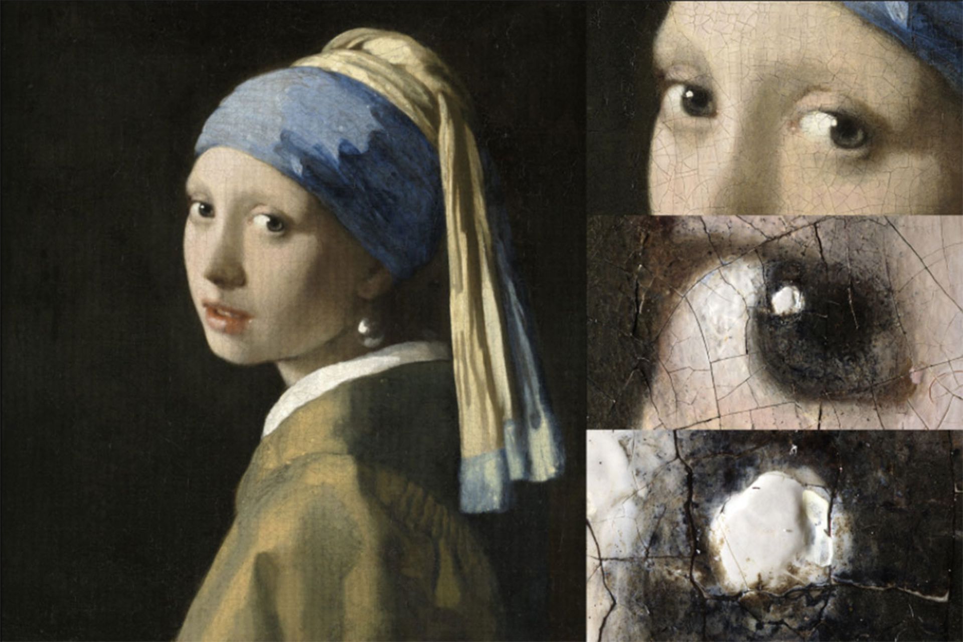 تابلوی دختری با گوشواره مروارید