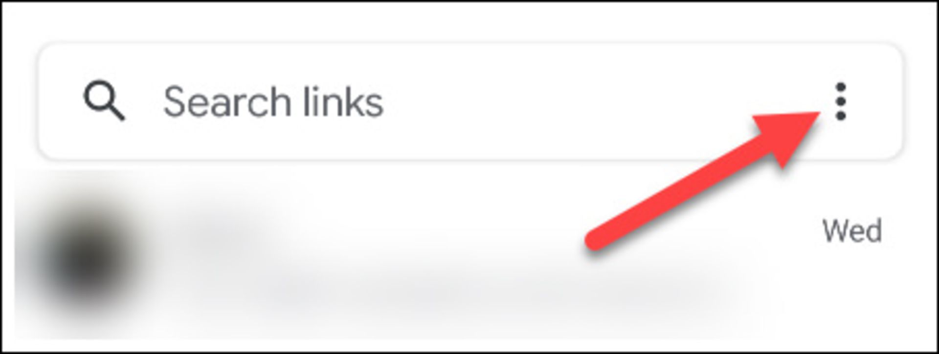 آیکون منوی سه نقطه گوگل مسیجز
