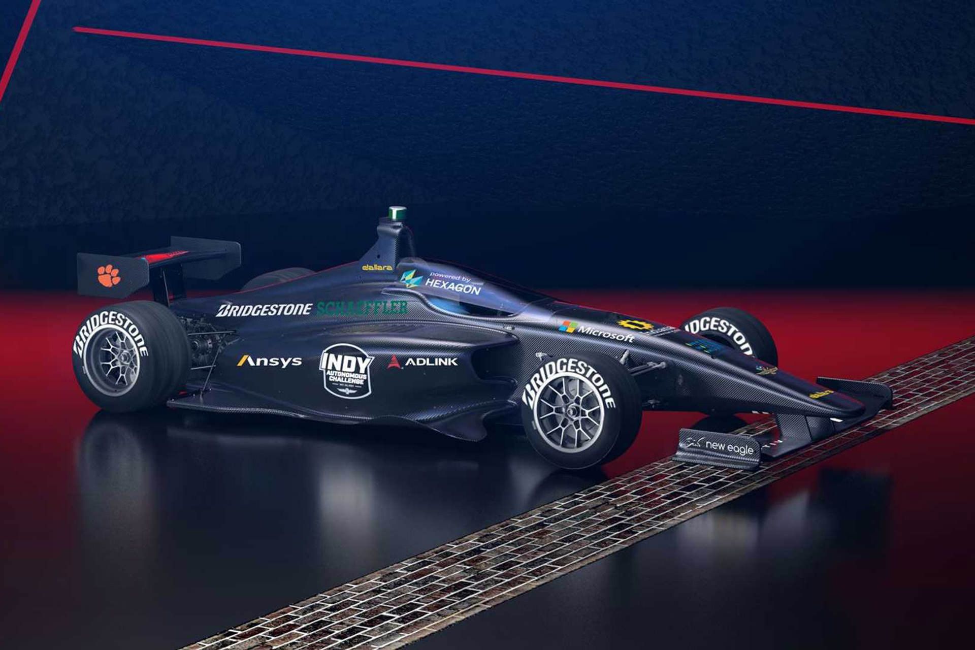 نمای جانبی خودرو خودران ایندی کار / IndyCar Autonomous Series