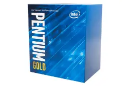نمای جلوی جعبه پردازنده اینتل پنتیوم گلد G6500T