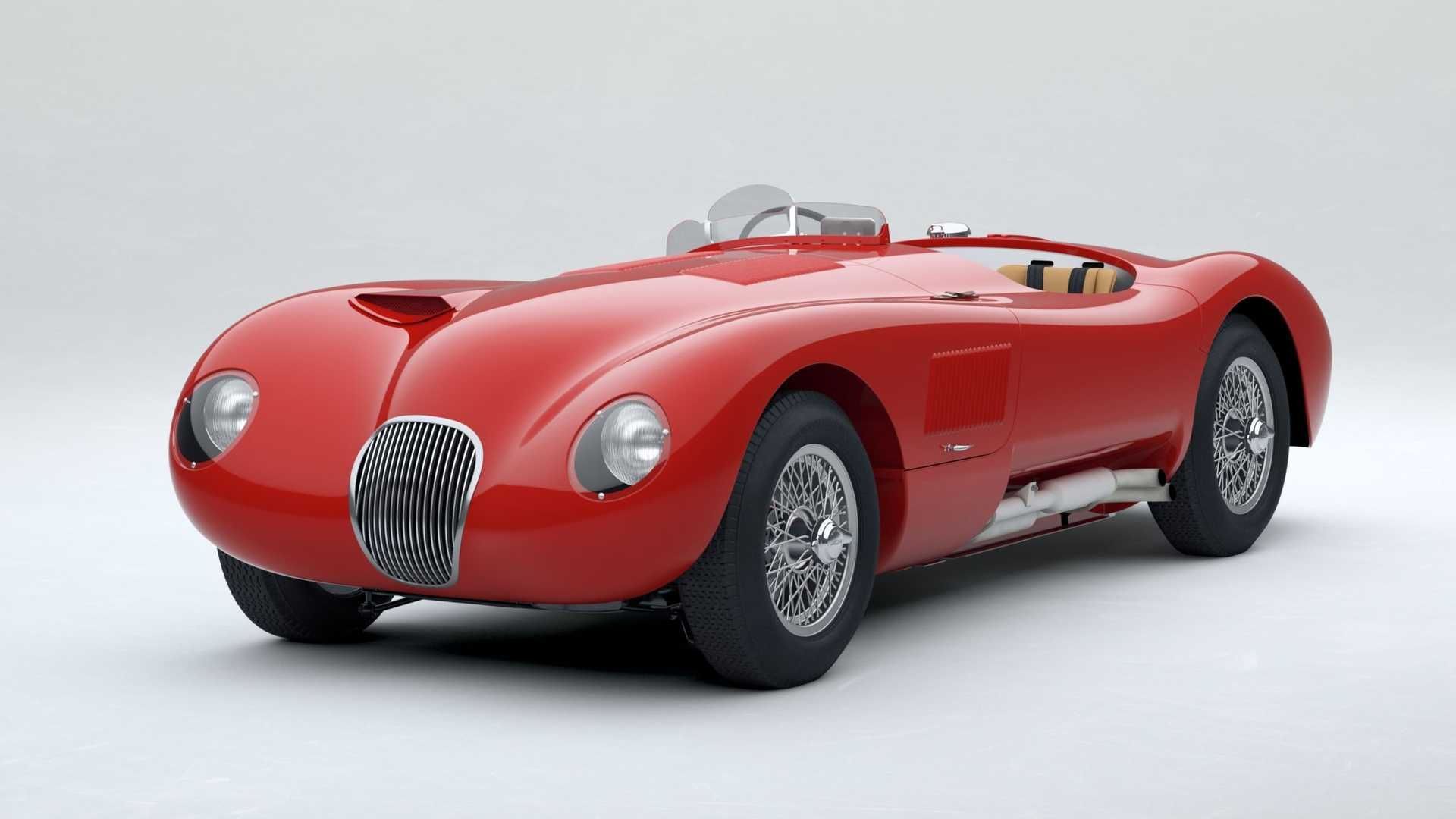 Jaguar C-Type Continuation جگوار سی تایپ 2022 قرمز