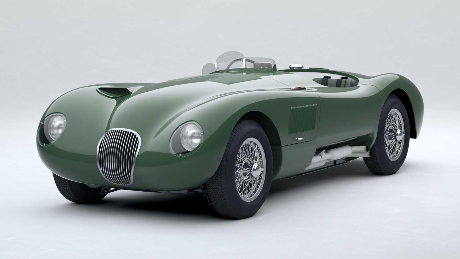 Jaguar C-Type Continuation جگوار سی تایپ 2022 نمای روبرو