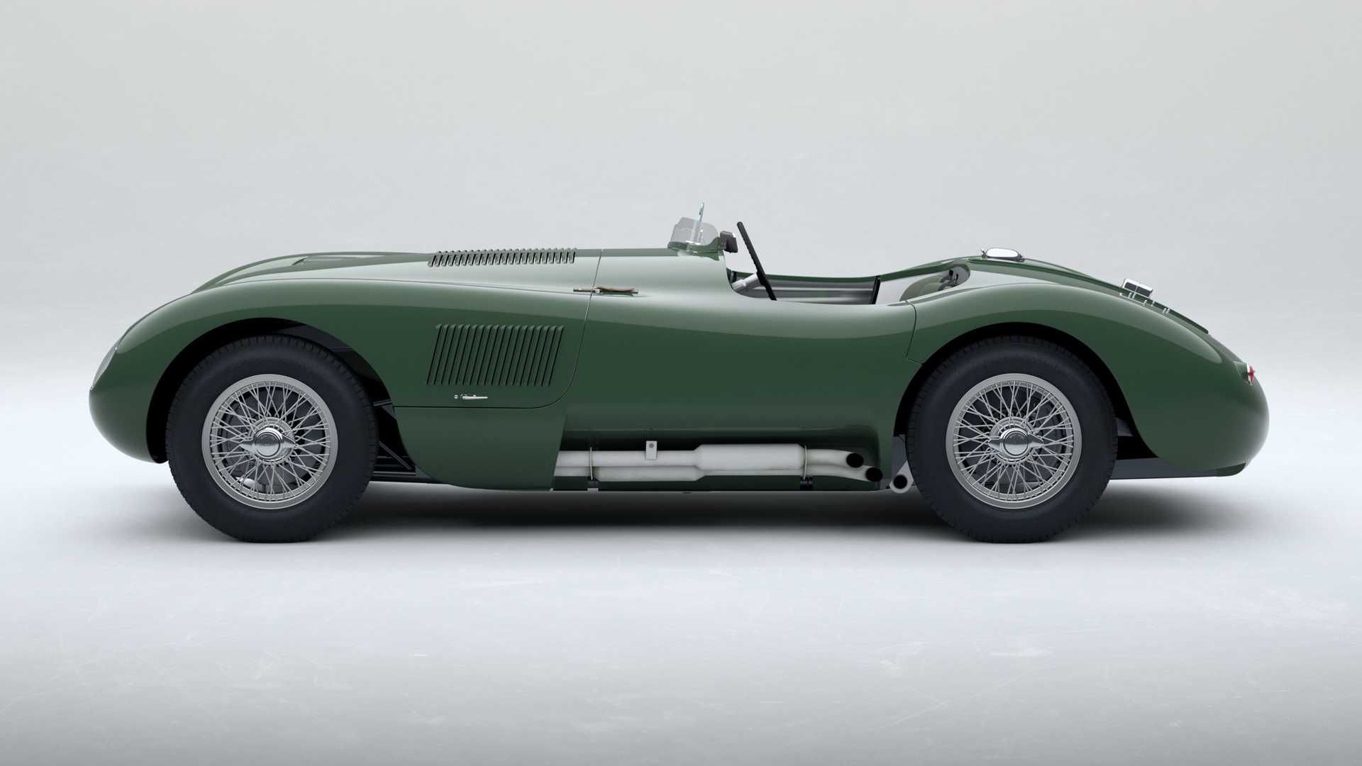 Jaguar C-Type Continuation جگوار سی تایپ 2022 نمای جانبی
