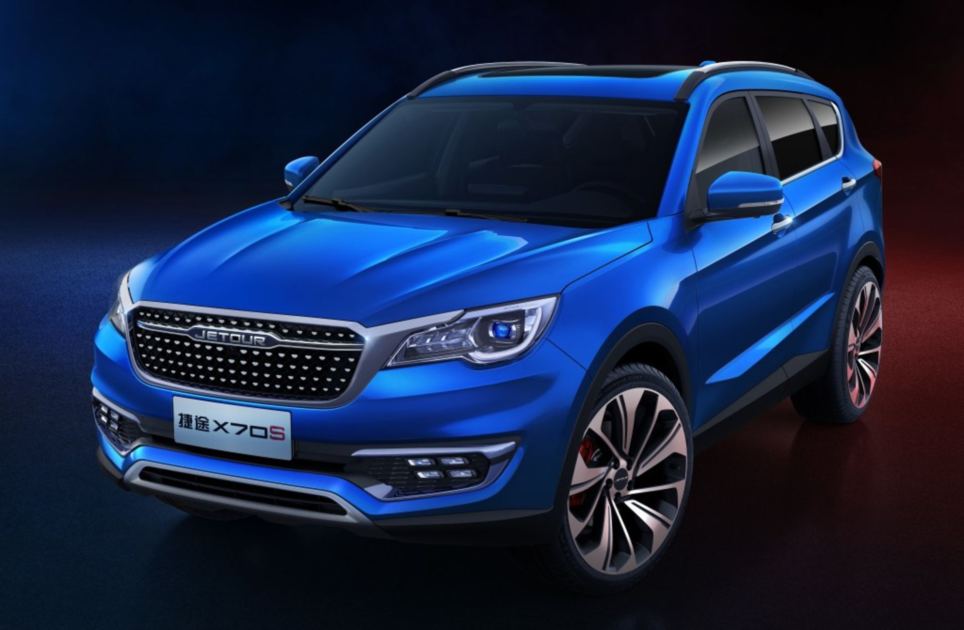 jetour x70  چری جتور ایکس70 بهمن خودرو نمای سه رخ