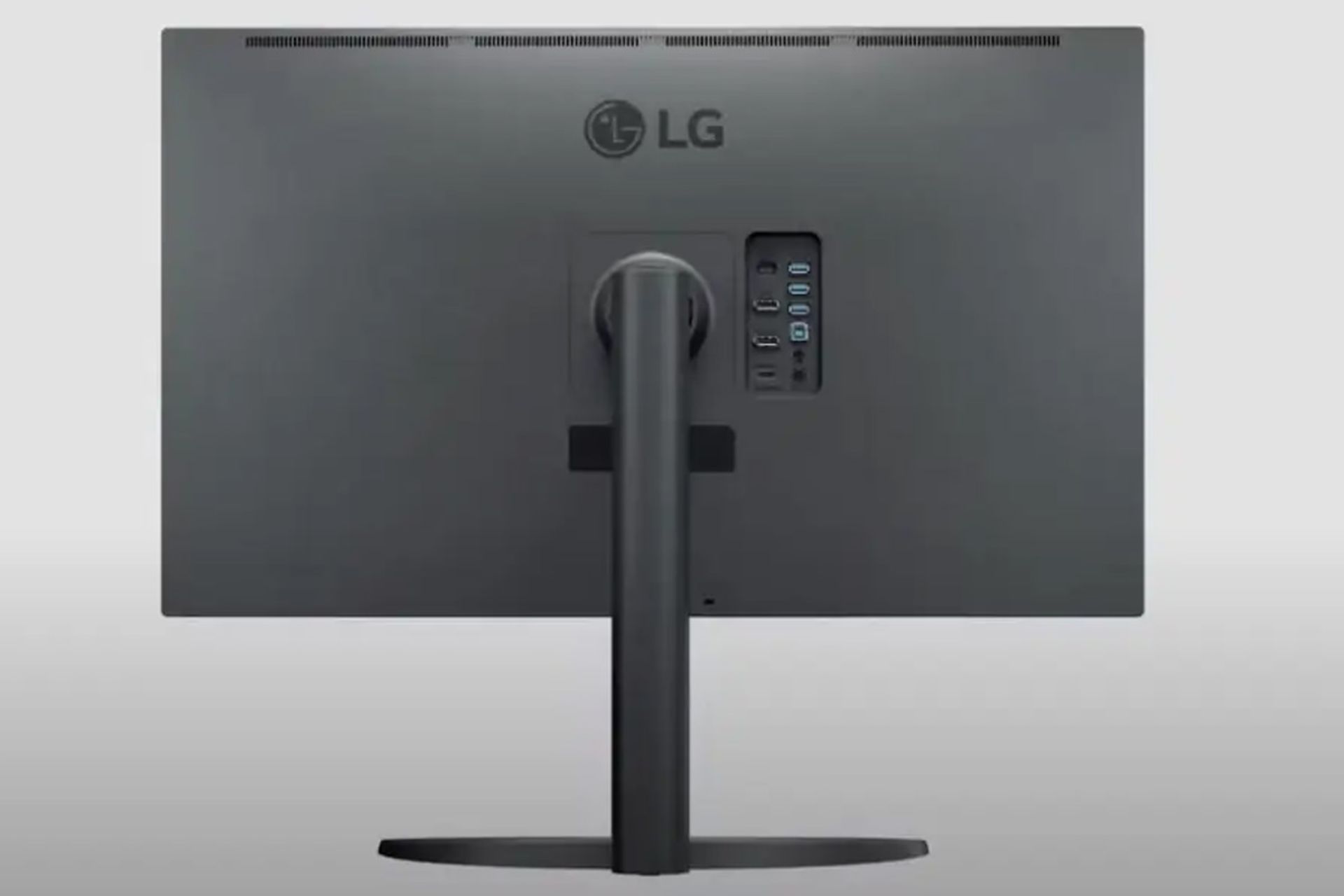 مرجع متخصصين ايران مانيتور LG UltraFine 4K OLED از نماي پشت