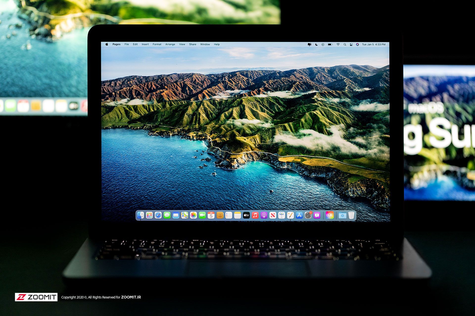 مک اواس بیگ سر روی مک‌بوک پرو 13 اینج