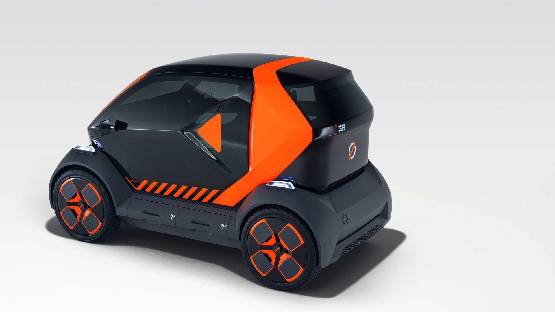 Mobilize  Twizy موبالایز توویزی نمای عقب و سقف